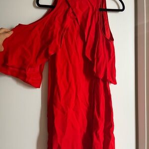 Elegant Red Women's Dress